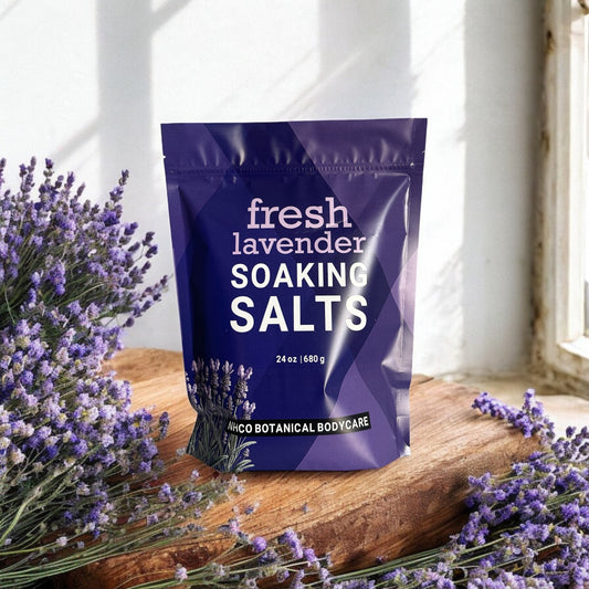 Fresh Lavender Soaking Salts